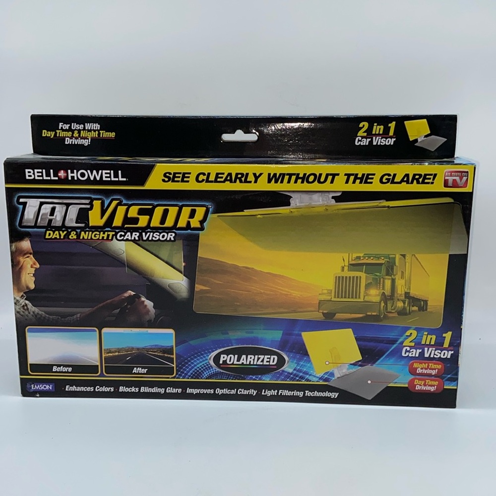 Bell & Howell Tacvisor Visors for Day & Night Driving For Vehicle